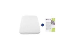 chicco Next2Me Refresh Bundle, Mattress & 2 Pack of Sheets in White - Size: Crib - thumbnail 1