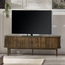Cheshire Premium Skye Media Unit in Dark Brown - thumbnail 2