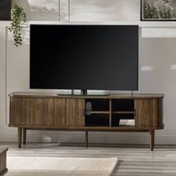 Cheshire Premium Skye Media Unit in Dark Brown - thumbnail 3