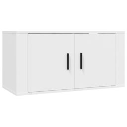 Berkfield Home 3 Piece TV Cabinet Set White Engineered Wood - thumbnail 4