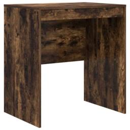 Berkfield Home Writing Desk Smoked oak Engineered wood 70 x 50 x 76 cm in Brown - thumbnail 1