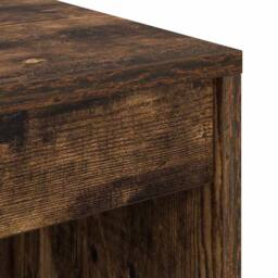 Berkfield Home Writing Desk Smoked oak Engineered wood 70 x 50 x 76 cm in Brown - thumbnail 8