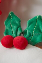 Catherine Lansfield 'Christmas Pudding' 3D Shaped Cushion in Brown - thumbnail 2