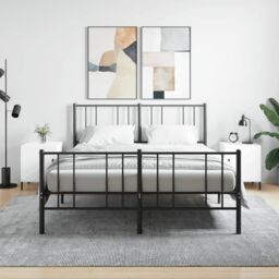 Berkfield Home Bedside Cabinets 2 pcs High Gloss White 40x40x50 cm Engineered Wood - Size: 40 x 40 x 50 cm - thumbnail 1