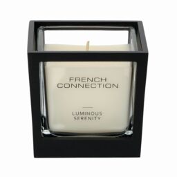 French Connection Black Wooden Surround Candle Luminous Serenity 200G (1-Wick) - FCC002BS - Size: Large - thumbnail 2
