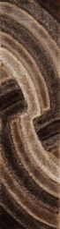 Desire Rugs Modern Soft Swirl Shimmer Shaggy Area Rugs in Bronze - Size: 160 cm x 230 cm - thumbnail 6