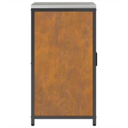 Berkfield Home Kitchen Storage Cabinet with Drawer with Shelf with Storage with Door Rusty Weathering steel in Brown - thumbnail 8