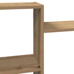 Berkfield Home Wall Shelf Artisian Oak 159x18x65 cm Engineered Wood in Brown - Size: 159 x 18 x 65 cm - thumbnail 7