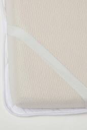 Homescapes Advanced Cooling Cot Mattress Topper Set of 2 Hypoallergenic in White - thumbnail 2