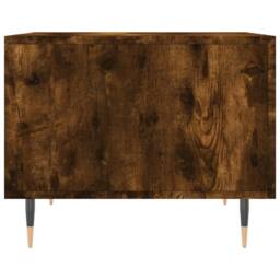 Berkfield Home Coffee Tables 2 pcs Smoked Oak 50x50x40 cm Engineered Wood in Brown - Size: 50 x 50 x 40 cm - thumbnail 8