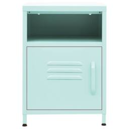 Berkfield Home Nightstand Mint 35x35x51 cm Steel - Size: 35 x 35 x 51 cm - thumbnail 1