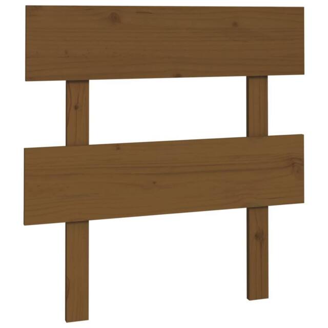 Berkfield Home Bed Headboard Honey Brown 103.5x3x81 cm Solid Wood Pine - image 1