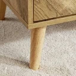 Havendro Coffee Table - 1 Drawer, Natural Storage, Living Room Unit in Brown - thumbnail 3