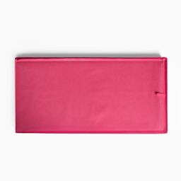 OHS Folding Ottoman Storage Box Footstool Tub Space Saving Velvet Seat in Pink - thumbnail 4
