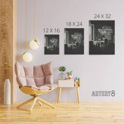 "Artery8 Sun Rays Paula in Berlin Alfred Stieglitz Canvas Wall Art Print in Grey - Size: W12"" x H16""" - thumbnail 4