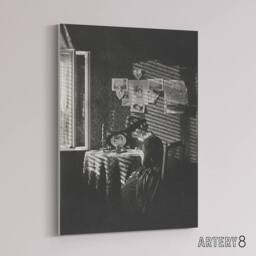 "Artery8 Sun Rays Paula in Berlin Alfred Stieglitz Canvas Wall Art Print in Grey - Size: W12"" x H16""" - thumbnail 2