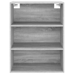 Berkfield Home Hanging Wall Cabinet Grey Sonoma 69.5x32.5x90 cm - thumbnail 5
