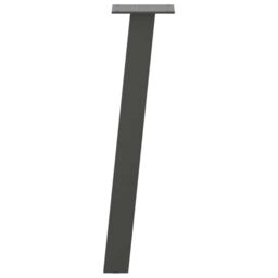 Berkfield Home Coffee Table Legs 4 pcs Anthracite 30 cm Steel in Black - thumbnail 4
