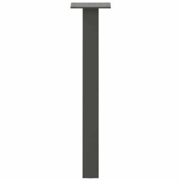 Berkfield Home Coffee Table Legs 4 pcs Anthracite 30 cm Steel in Black - thumbnail 5
