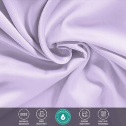 Grace Super Soft Pillow Cases 2 Pack Satin Silk Envelope Closure in Purple - Size: Standard Pillow Case - thumbnail 4