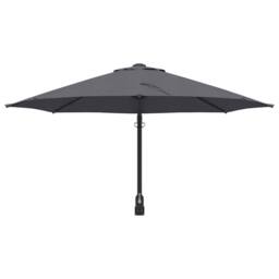 Berkfield Home Patio Umbrella Anthracite Powder-Coated Steel, Polyester Large in Dark Grey - thumbnail 4