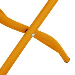 Berkfield Home Folding Garden Chairs 2 pcs Mustard Yellow 42x52x82 cm Powder-coated Steel - Size: 42 x 52 x 82 cm - thumbnail 8