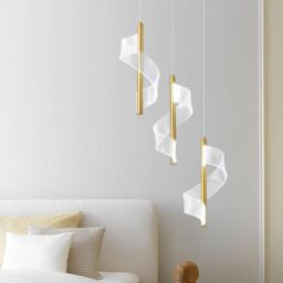 Garwarm 3 - Light LED Gold Cluster Pendant Light in Clear - thumbnail 2