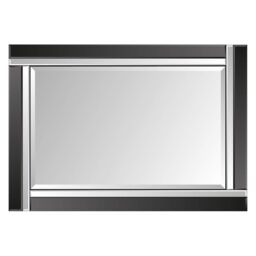 Agenzia 14 Extra Large Black Venetian Glass Frame Wall Mirror 120 x 80cm - Size: 120 x 80 cm - thumbnail 5