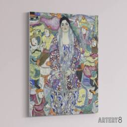 "Artery8 Portrait of Friederike Maria Beer Canvas Wall Art Print Klimt - Size: W18"" x H24""" - thumbnail 2