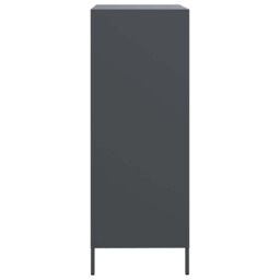 Berkfield Home Highboard Anthracite 68x39x103.5 cm Steel - thumbnail 6