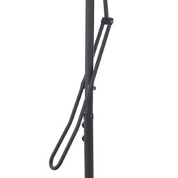 Berkfield Home Outdoor Parasol with Steel Pole 300 cm Taupe in Beige - thumbnail 6