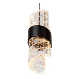 Lucide 'KLIGANDE' Dimmable Adjustable Height Indoor Stylish LED Pendant Light in Black - thumbnail 4
