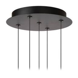 Lucide 'KLIGANDE' Dimmable Adjustable Height Indoor Stylish LED Pendant Light in Black - thumbnail 5