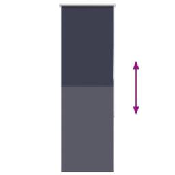 Berkfield Home Roller Blind Blackout Marine 45x150 cm Fabric Width 40.7 cm Polyester in Navy - thumbnail 5