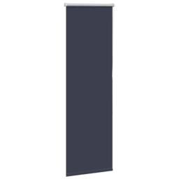 Berkfield Home Roller Blind Blackout Marine 45x150 cm Fabric Width 40.7 cm Polyester in Navy - thumbnail 3