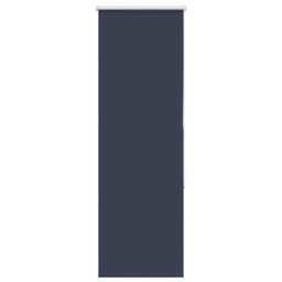 Berkfield Home Roller Blind Blackout Marine 45x150 cm Fabric Width 40.7 cm Polyester in Navy