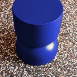 sweeek Side table, end table, metal bedside table Ø32 x H42cm in Blue - thumbnail 8