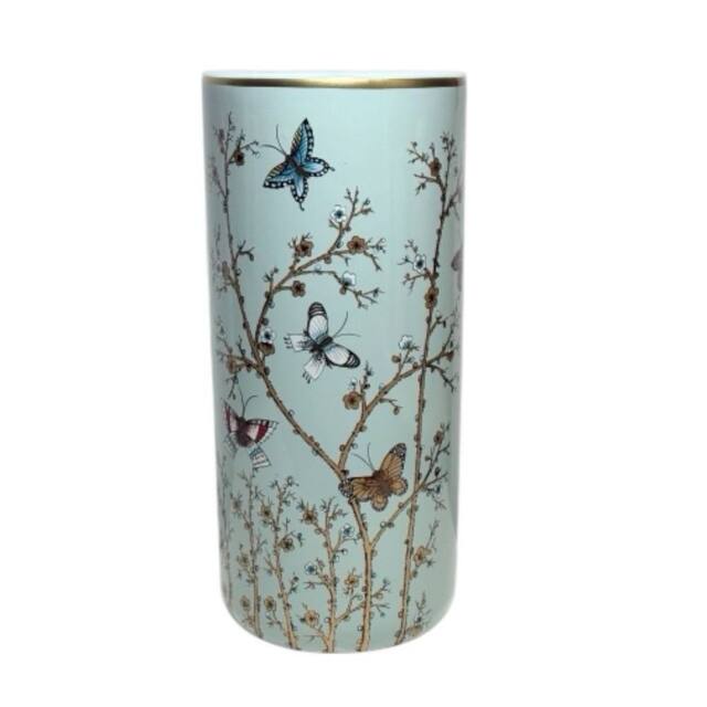 "Minster Stylish Living Ltd 18"" Umbrella Stand - Butterflies & Flowering Branches Design in Light Blue" - image 1