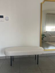 Nordlys Scandinavian Design Bench Metal Legs in White - thumbnail 9