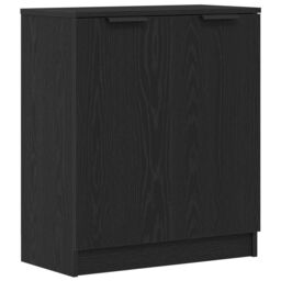 Berkfield Home 3 Piece Sideboards Black Oak Engineered Wood - thumbnail 5