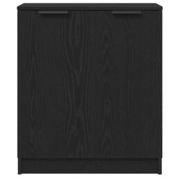 Berkfield Home 3 Piece Sideboards Black Oak Engineered Wood - thumbnail 7