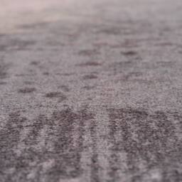 Kukoon Abstract Design Cotton Chenille Washable Long Hallway Runner Rug in Grey - Size: 60 cm x 240 cm - thumbnail 3