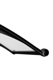 Living and Home Outdoor Door Canopy Window Awning with Drainage Channel in Dark Grey - Size: Large - thumbnail 7