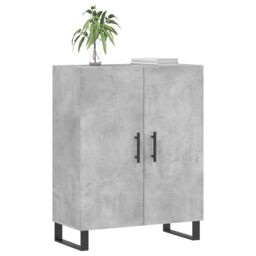 Berkfield Home Sideboard Concrete Grey 69.5x34x90 cm Engineered Wood - thumbnail 3