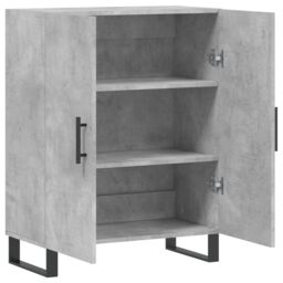 Berkfield Home Sideboard Concrete Grey 69.5x34x90 cm Engineered Wood - thumbnail 6
