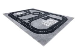 RugsX Fun Rug in Grey - Size: 80 cm x 150 cm - thumbnail 3