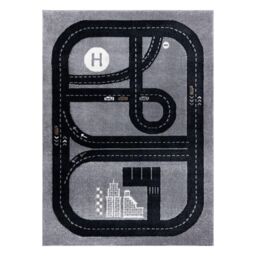RugsX Fun Rug in Grey - Size: 80 cm x 150 cm - thumbnail 2