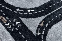 RugsX Fun Rug in Grey - Size: 80 cm x 150 cm - thumbnail 5