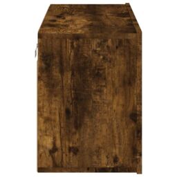 Berkfield Home TV Cabinet Wall-mounted Smoked Oak 80x30x41 cm in Brown - Size: 80 x 30 x 41 cm - thumbnail 7