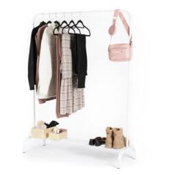 Kelvenix Freestanding Clothes Rail White
